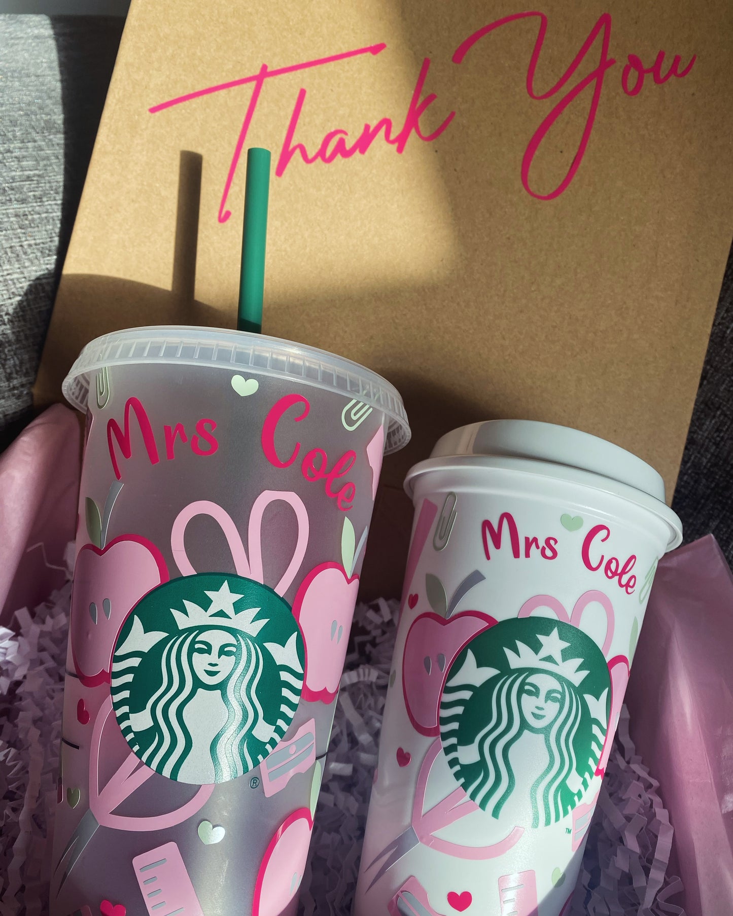 Official Starbucks Pink Teacher