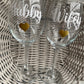 Hubby & Wifey Wine Glass Set