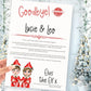 Elf Goodbye Letter A4