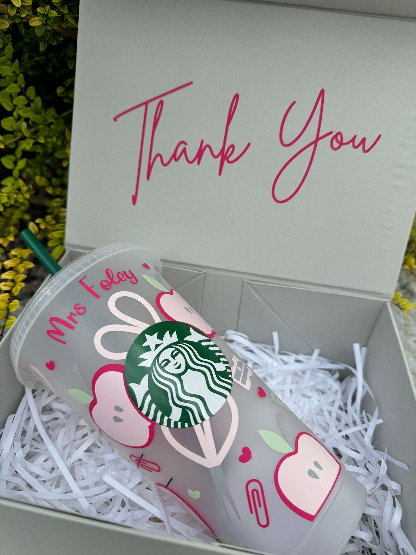 Official Starbucks Pink Teacher