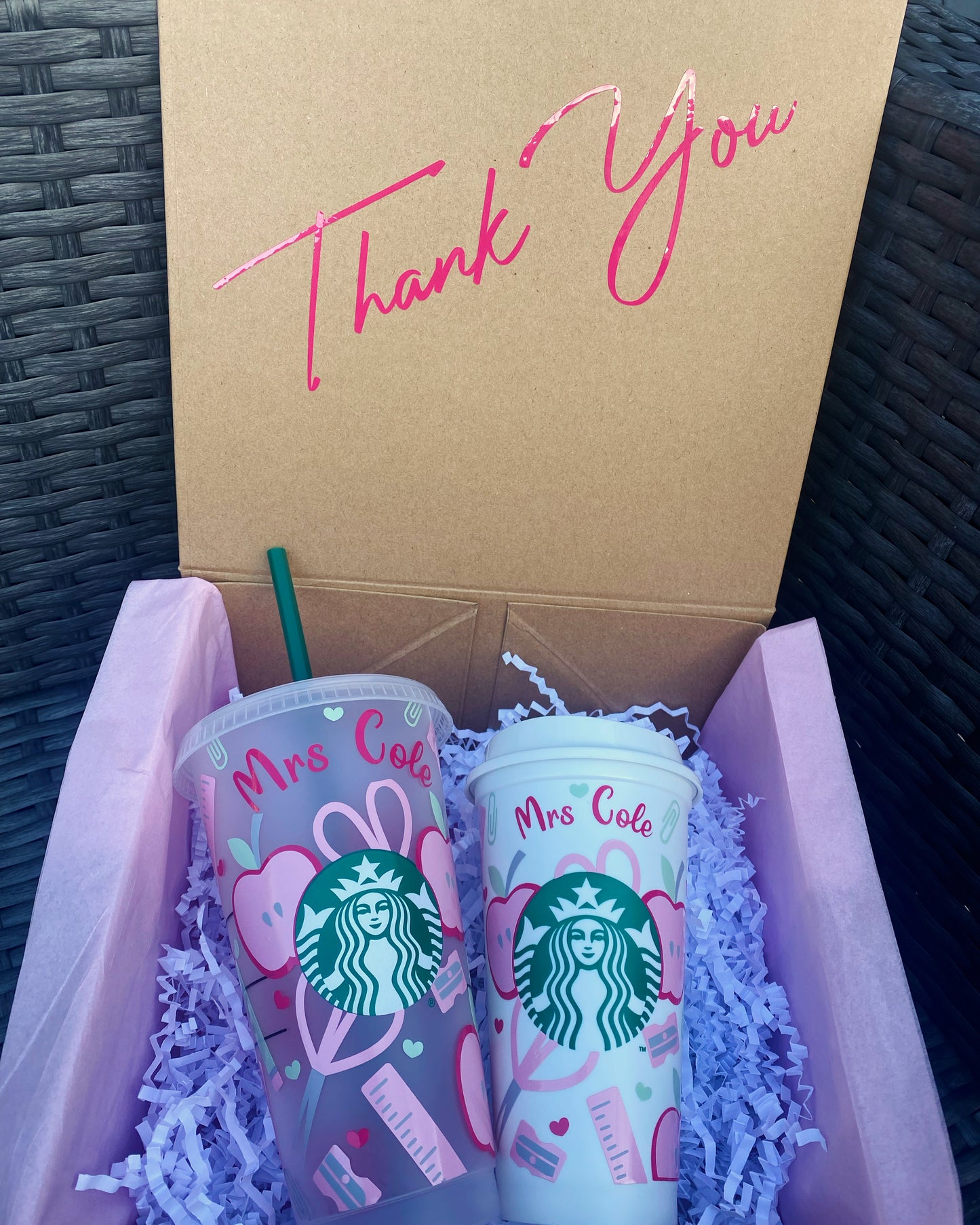 Official Starbucks Pink Teacher