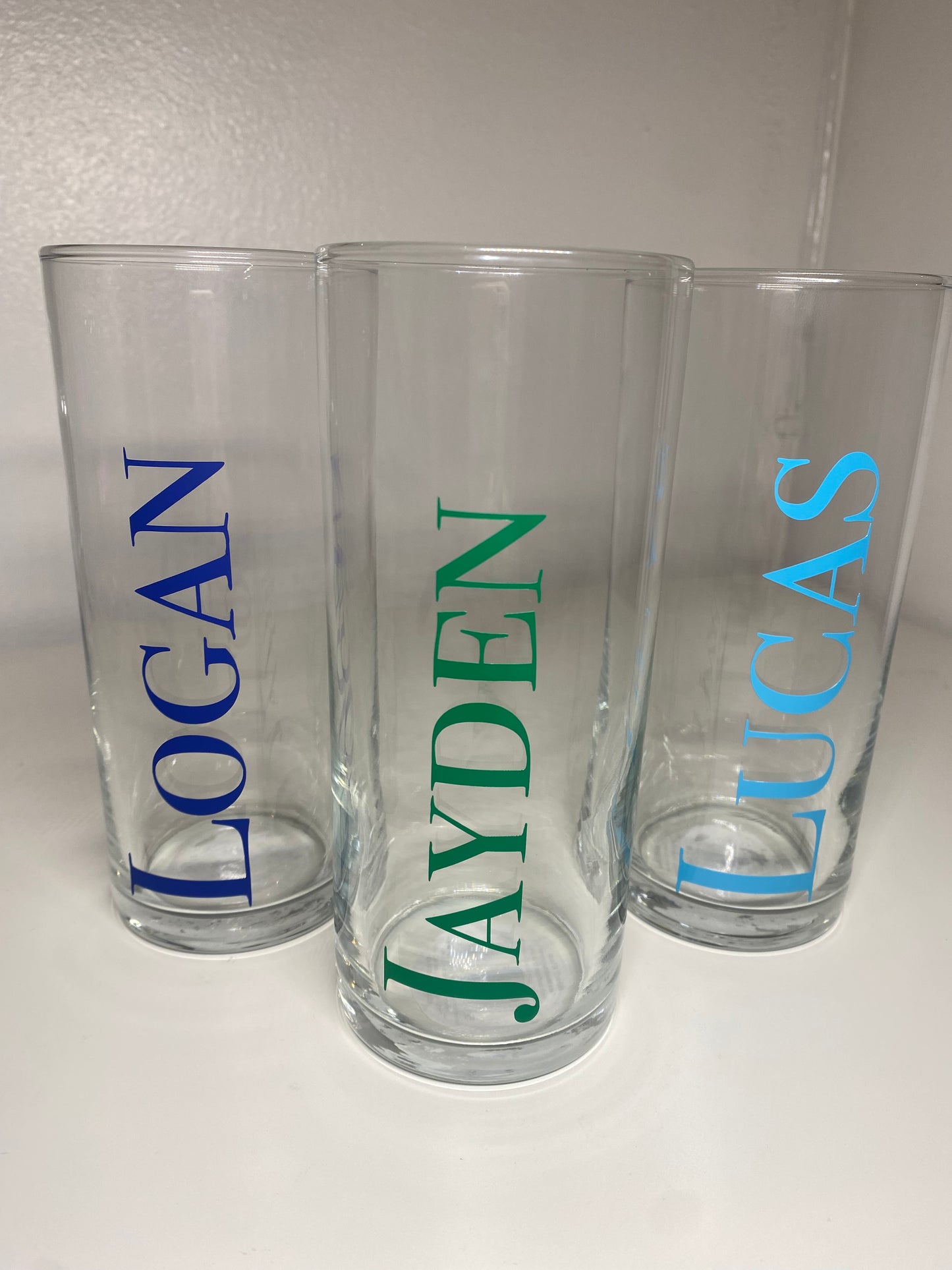 Personalised Tall glass