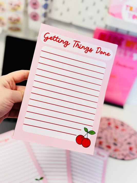 Getting Things Done Notepad