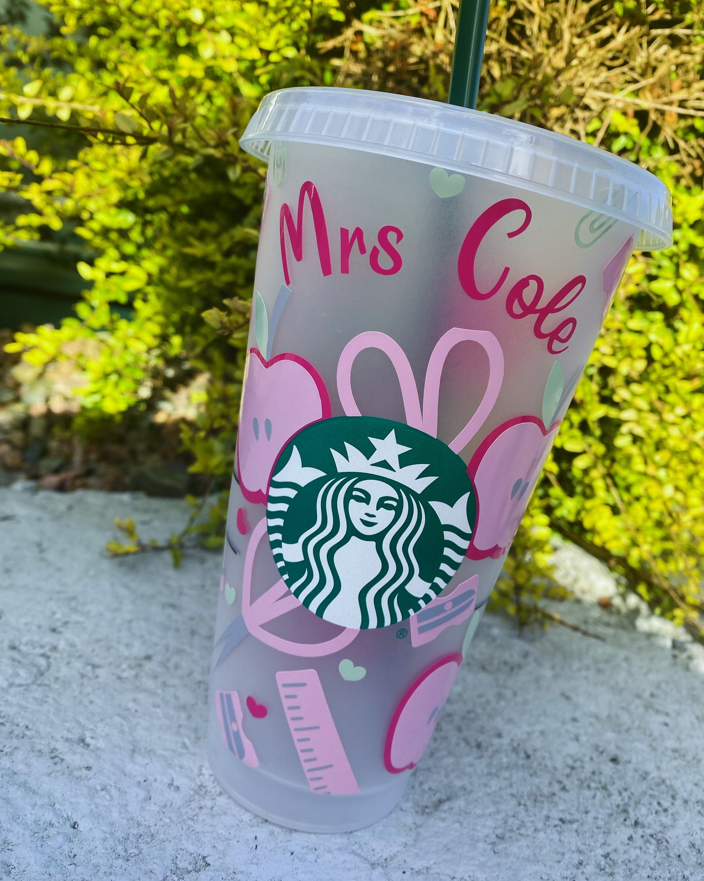 Official Starbucks Pink Teacher