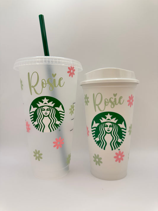 Personalised Starbucks Mini Daisy's