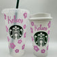 Personalised Starbucks Retro Daisy